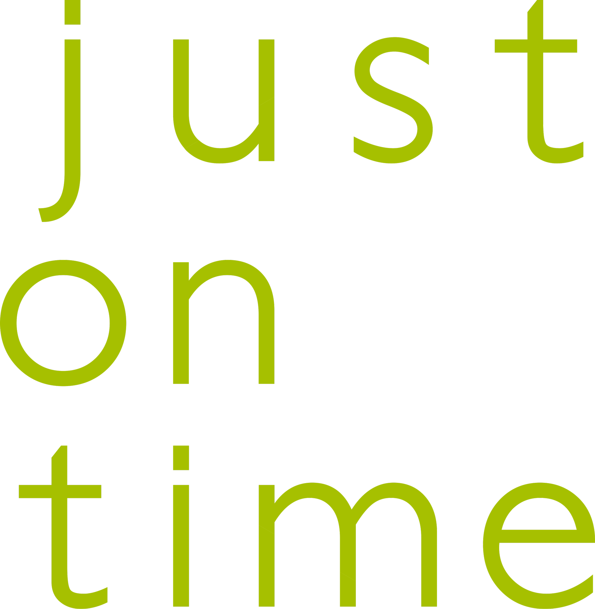 just on time